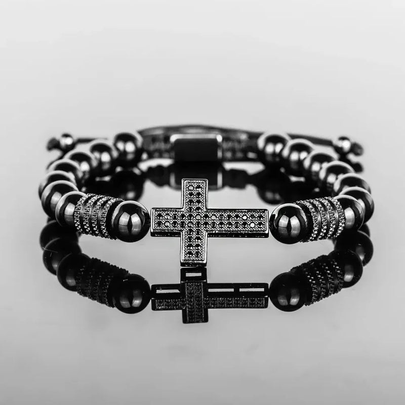Statement Charm Bracelet - All - Black