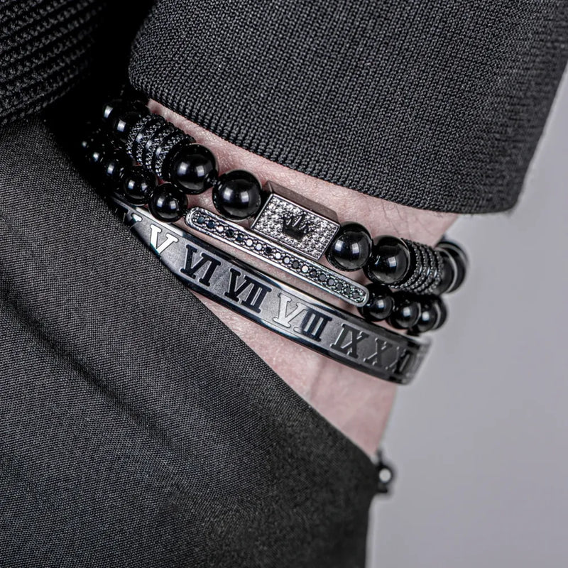 Crown Roman Bracelet Set
