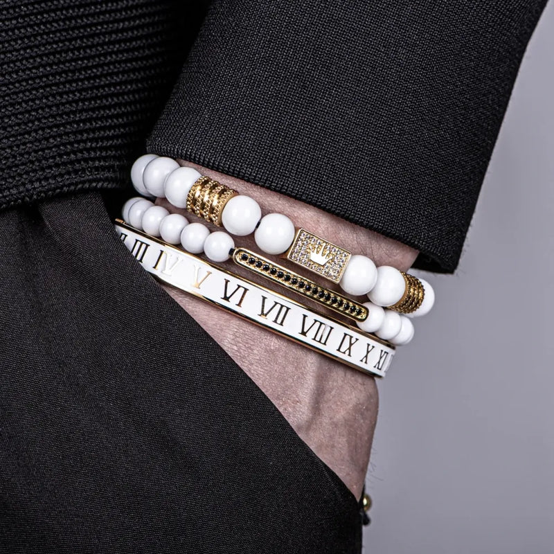 Crown Roman Bracelet Set