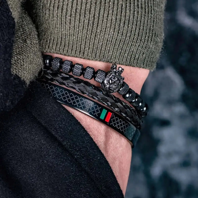 Lion's Deluxe Stripes Bracelet Set
