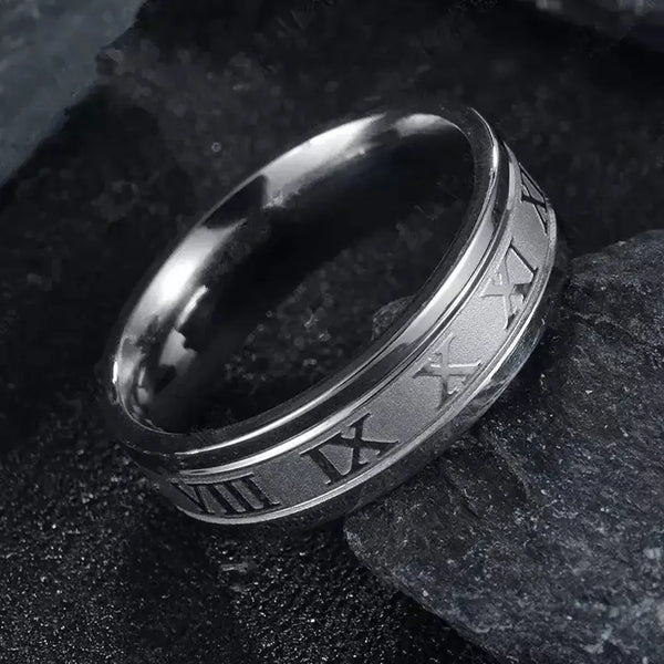 Roman Emperor Ring - Silver