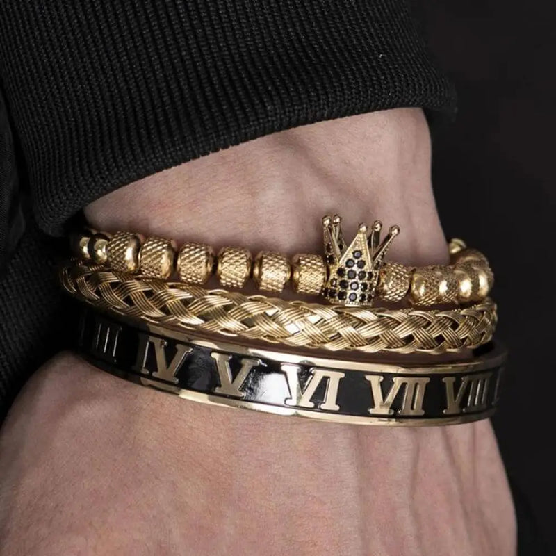 Roman Emperor Bracelet Set