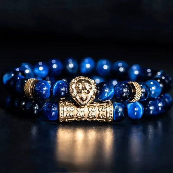 Royal Guardians Lion Bracelet Set - Gold