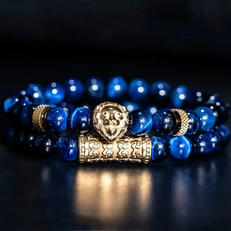 Royal Guardians Lion Bracelet Set - Gold
