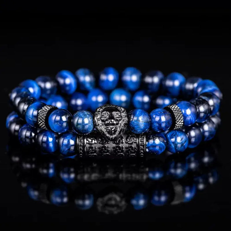 Royal Guardians Lion Bracelet Set - Black