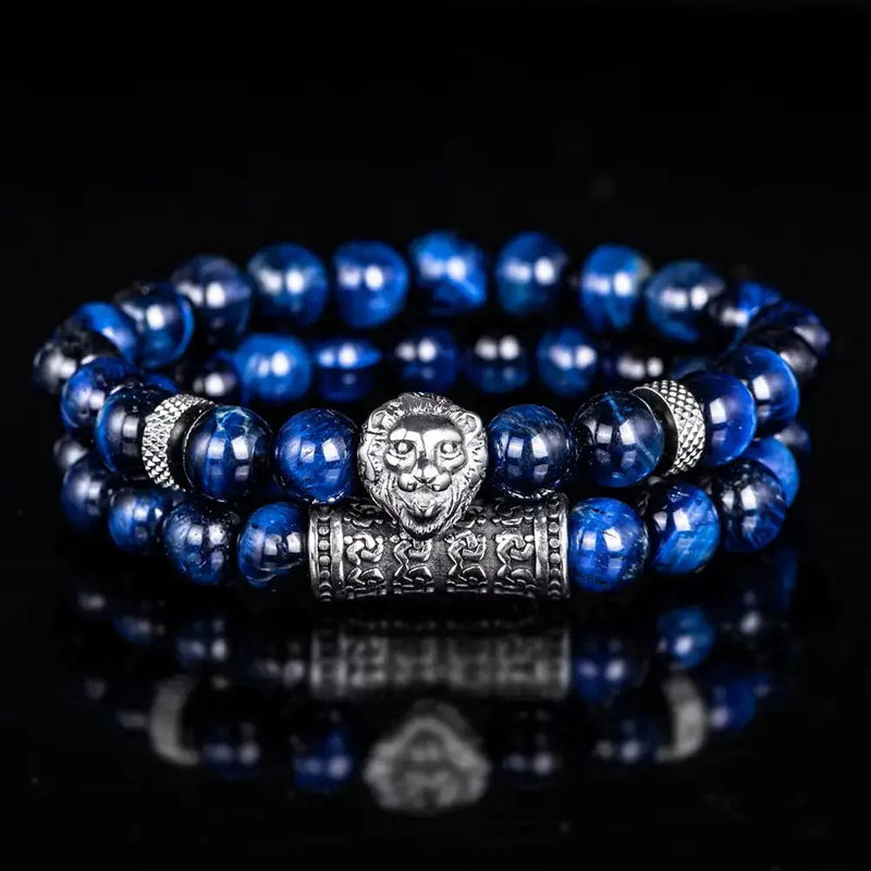 Royal Guardians Lion Bracelet Set - Silver