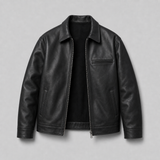 Valor Leather Trucker Jacket