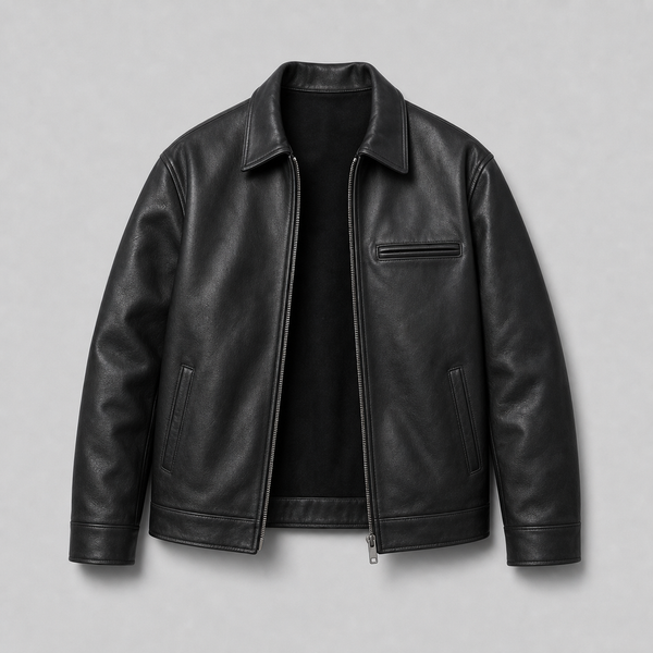 Valor Leather Trucker Jacket